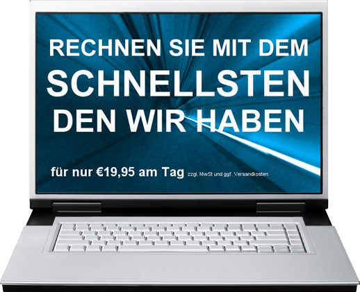 Laptops mieten, Notebooks mieten